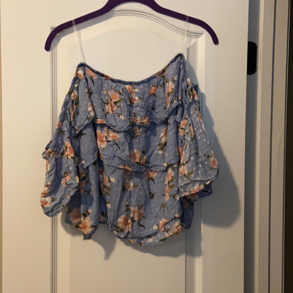 American eagle floral top